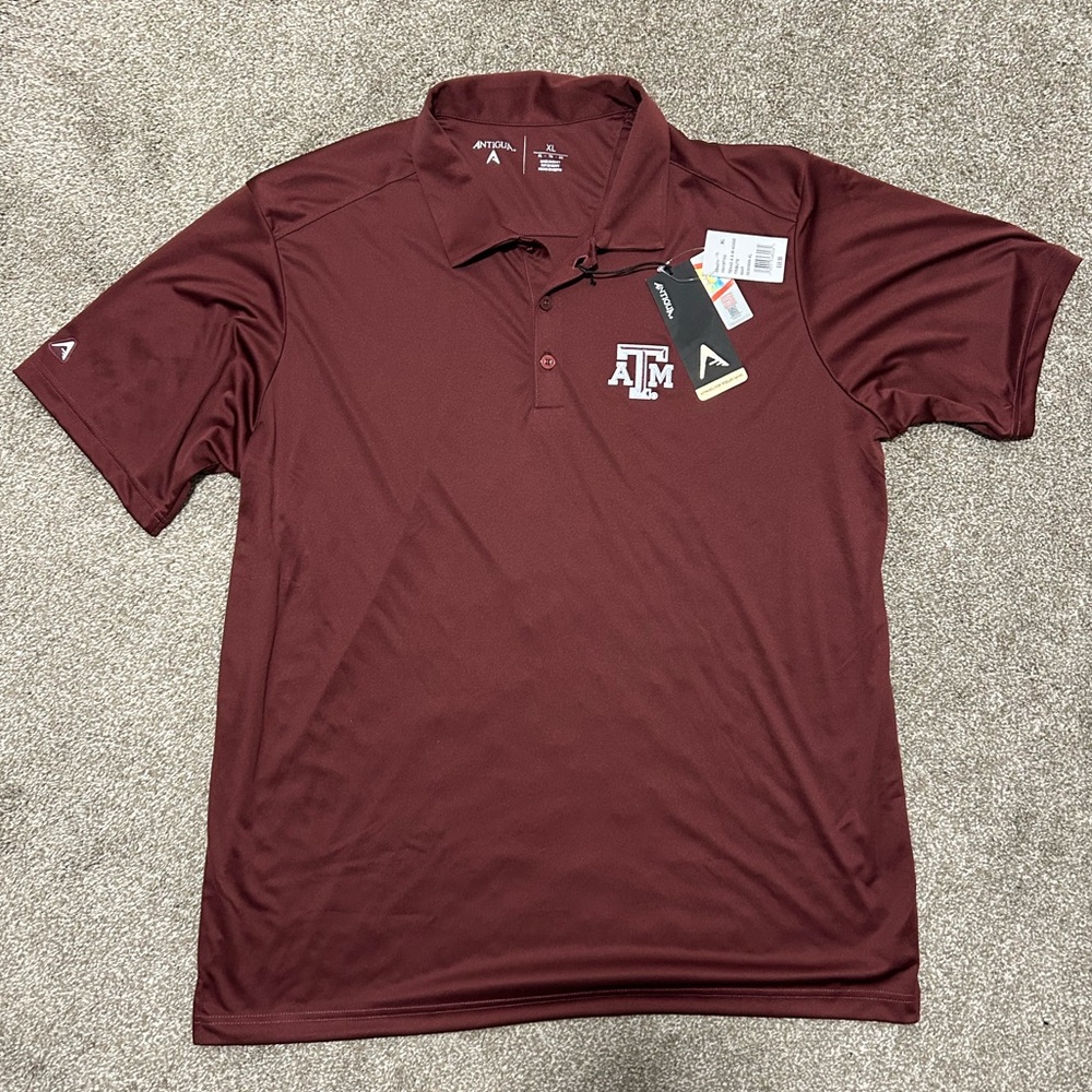 Texas A&M Aggies Antigua Tribute Polo Shirt